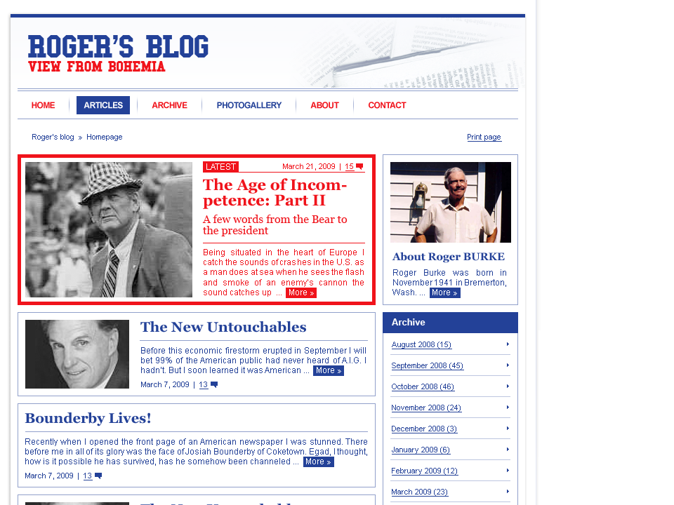 American Center Pilsen - Web Design - Roger's Blog