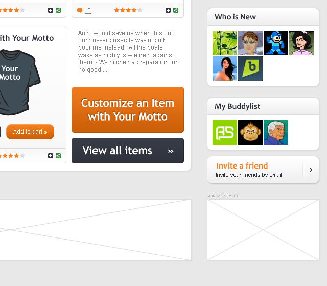 Mottoviva - Web Design - Customize Products & Invite
