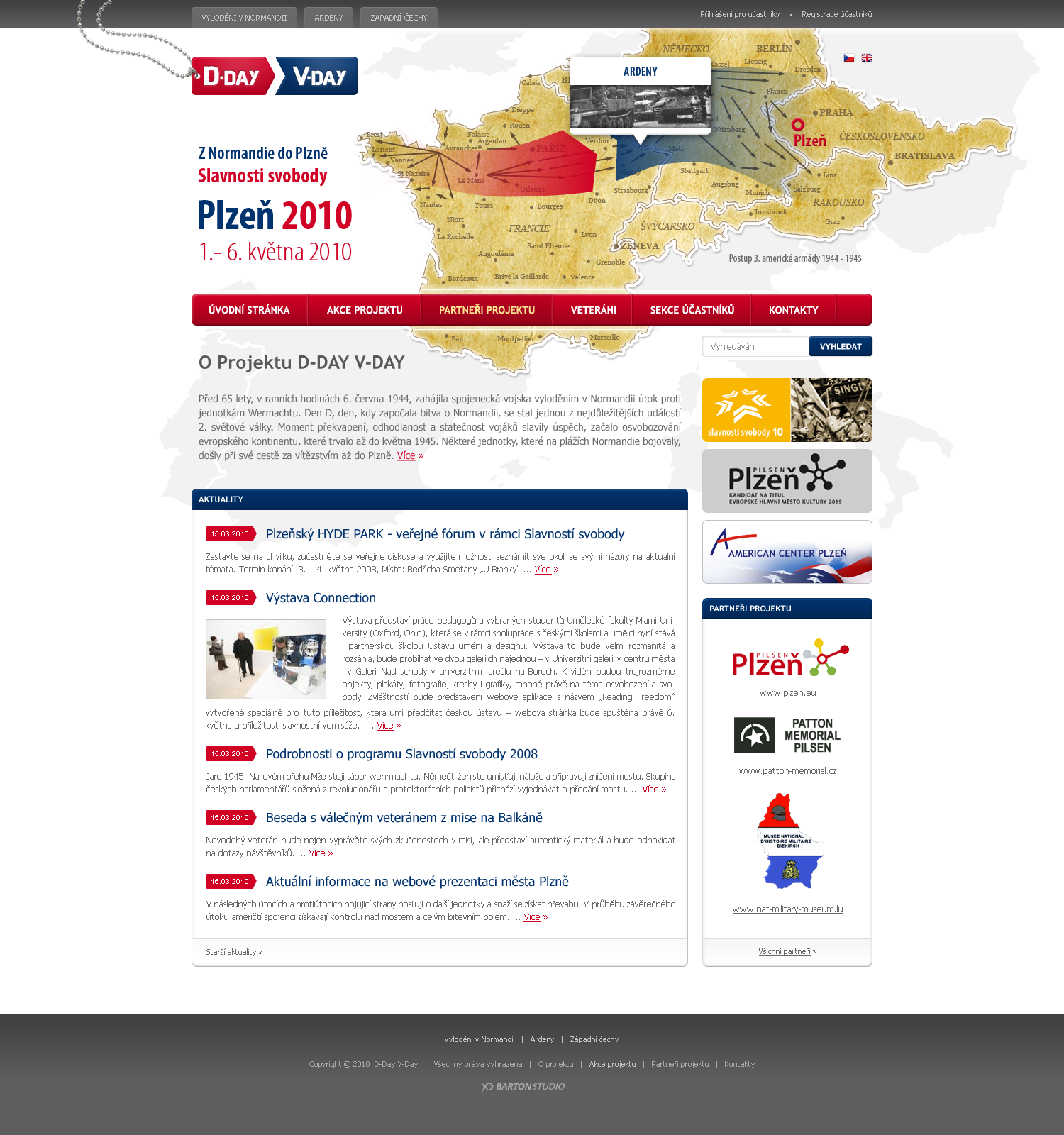 D-Day V-Day - Web Design - Homepage