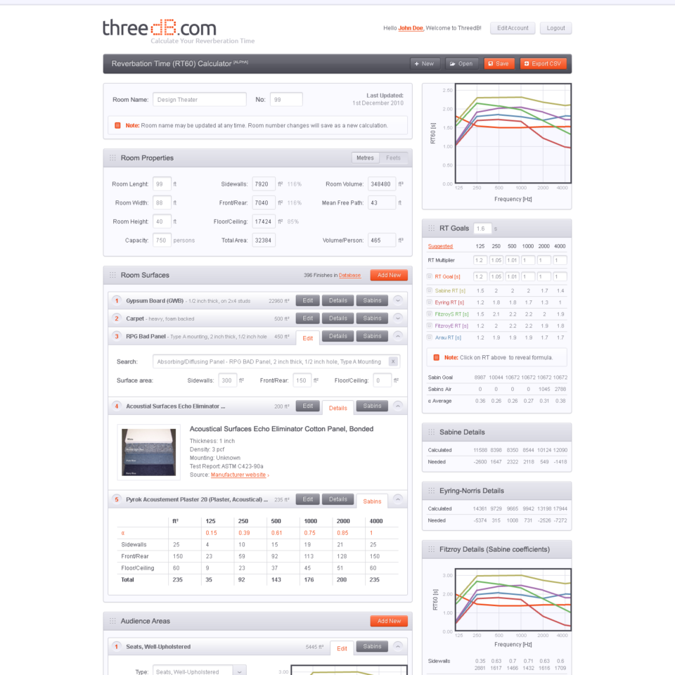 ThreeDB - Web Design - Homepage