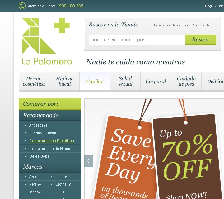 La Palomera - Web Design - Header & Navigation