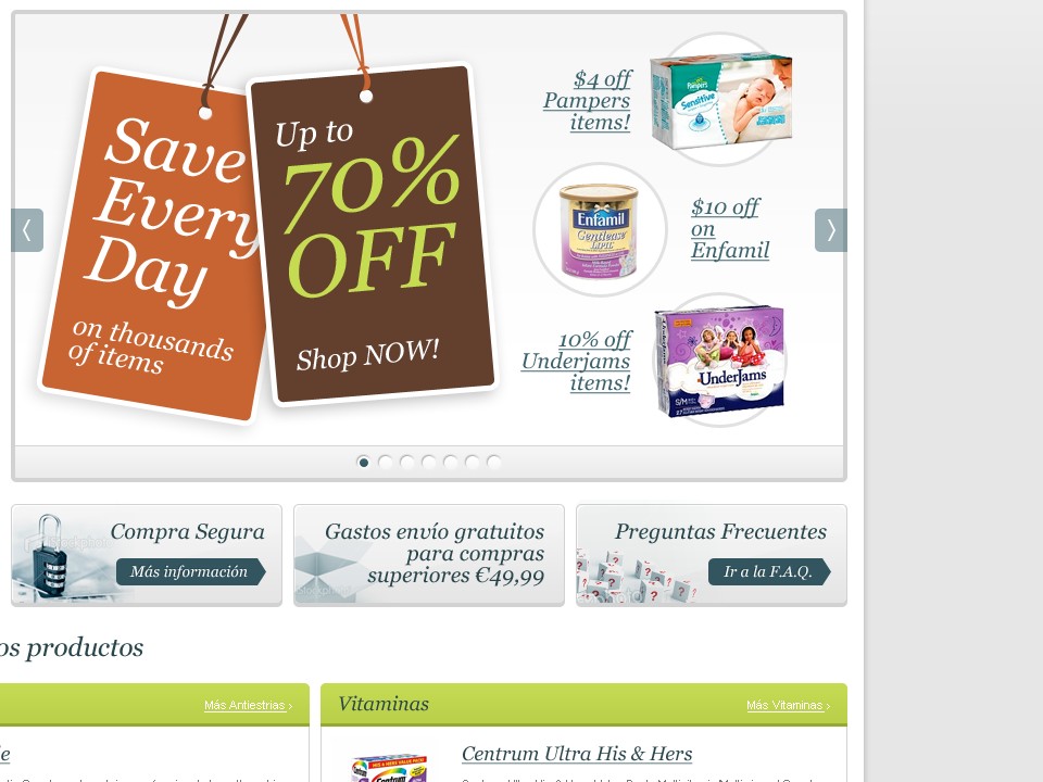 La Palomera - Web Design - Main Offer