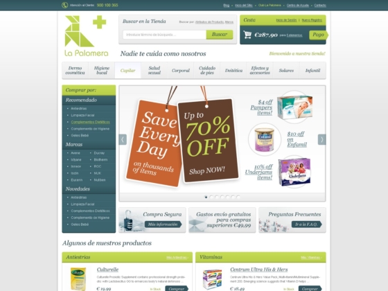 La Palomera - Web Design - Homepage