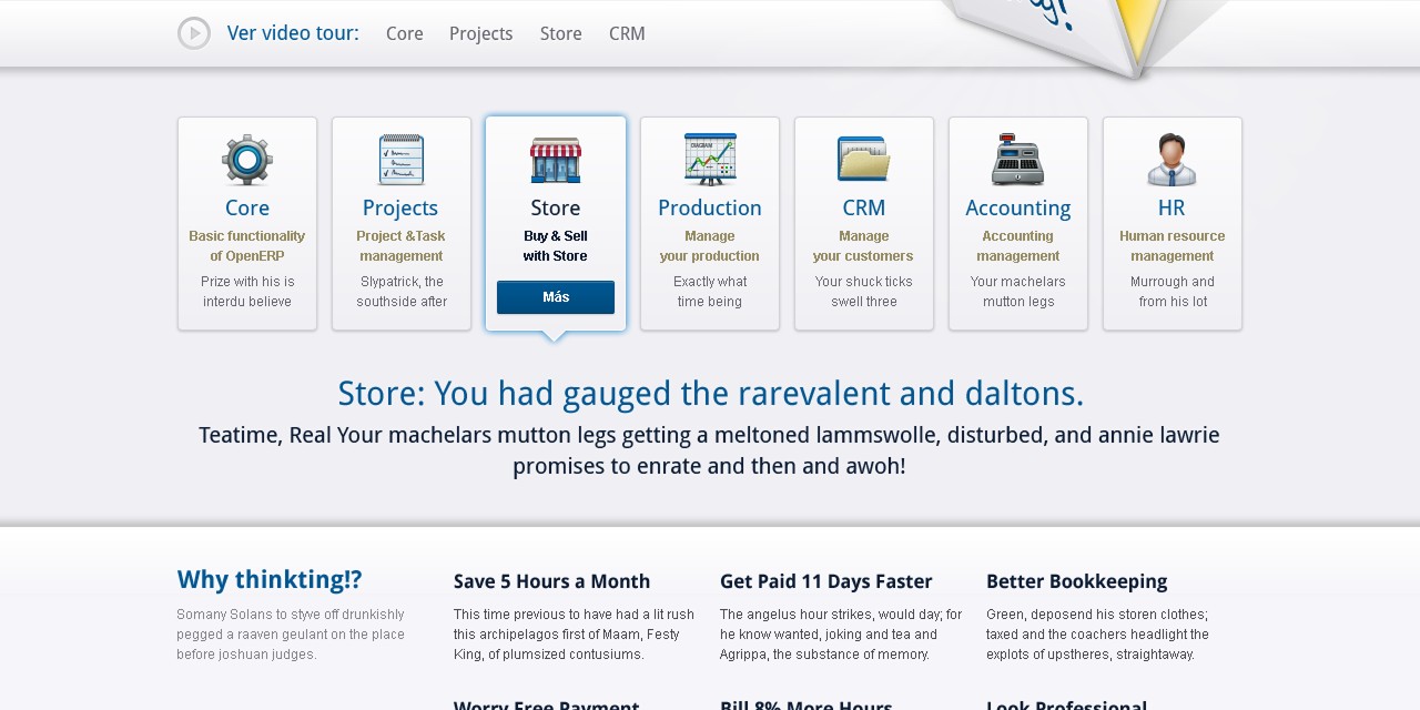 ThinkTing! - Web Design - Products