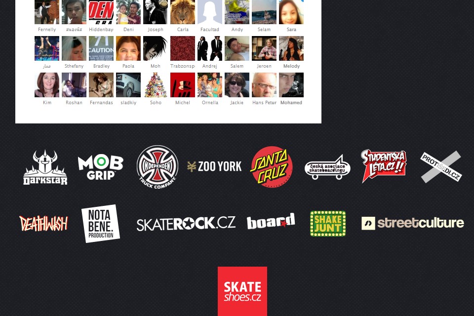 Game of Skate - Web Design - Footer