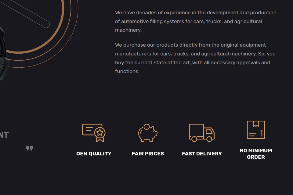 BB Caps - Web Development - Features