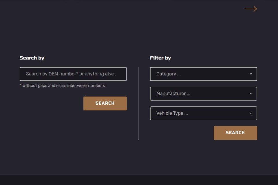 BB Caps - Web Development - Search