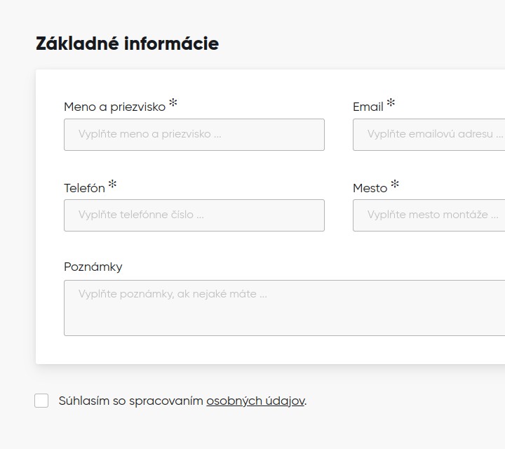 Eltemax - Web Development - Inquiry form - Basic