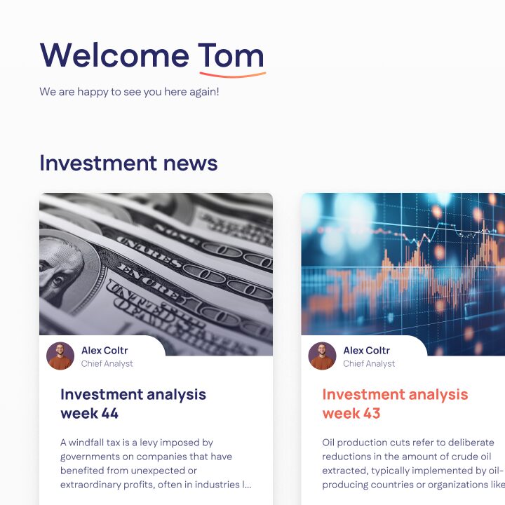 Invest.in - Web Design & Development - Partner Dashboard - Posts