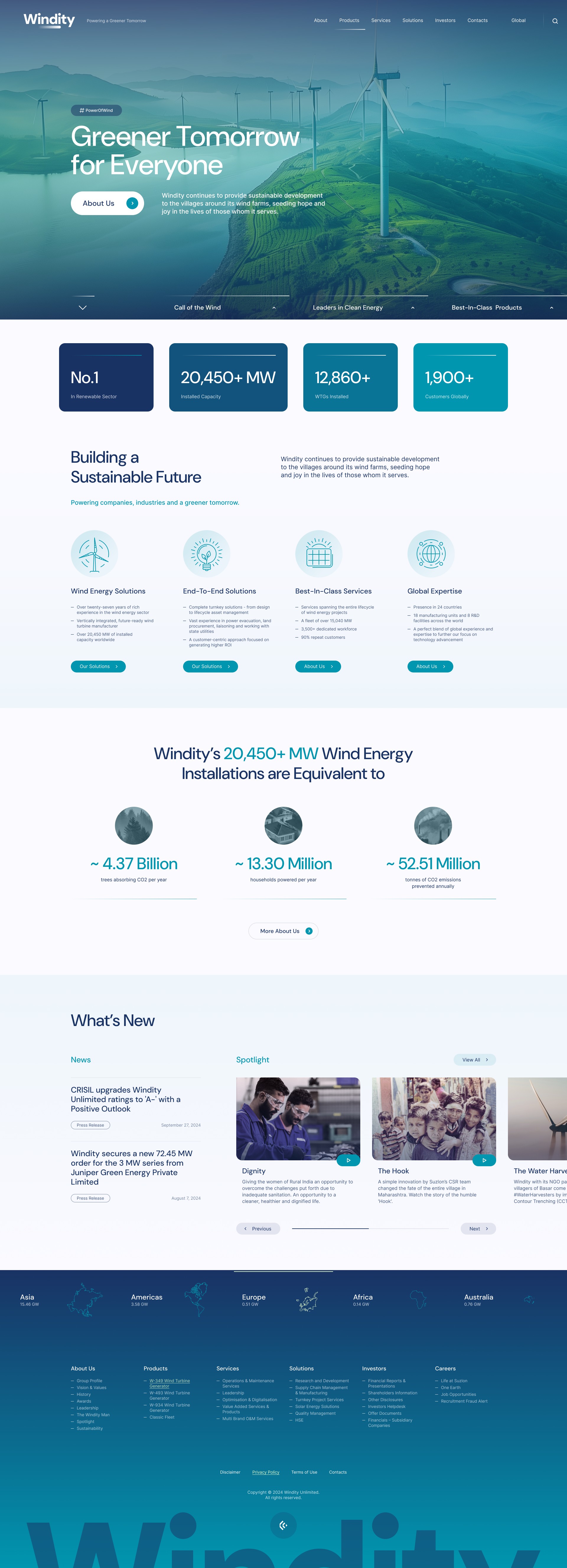 Windity - Web Design - Homepage