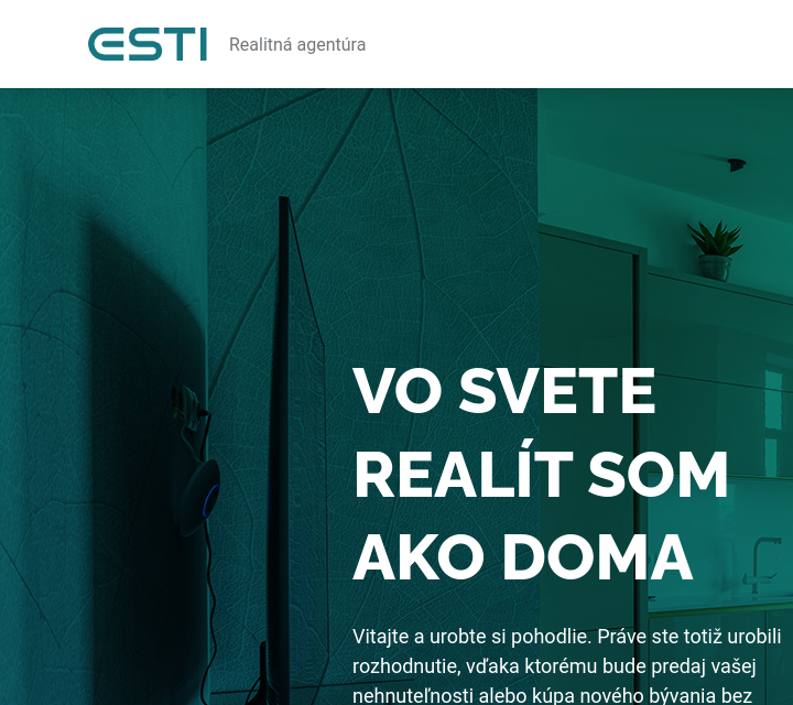 Esti - Web Development - Header & Hero Headline