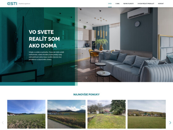 Esti - Web Development - Homepage