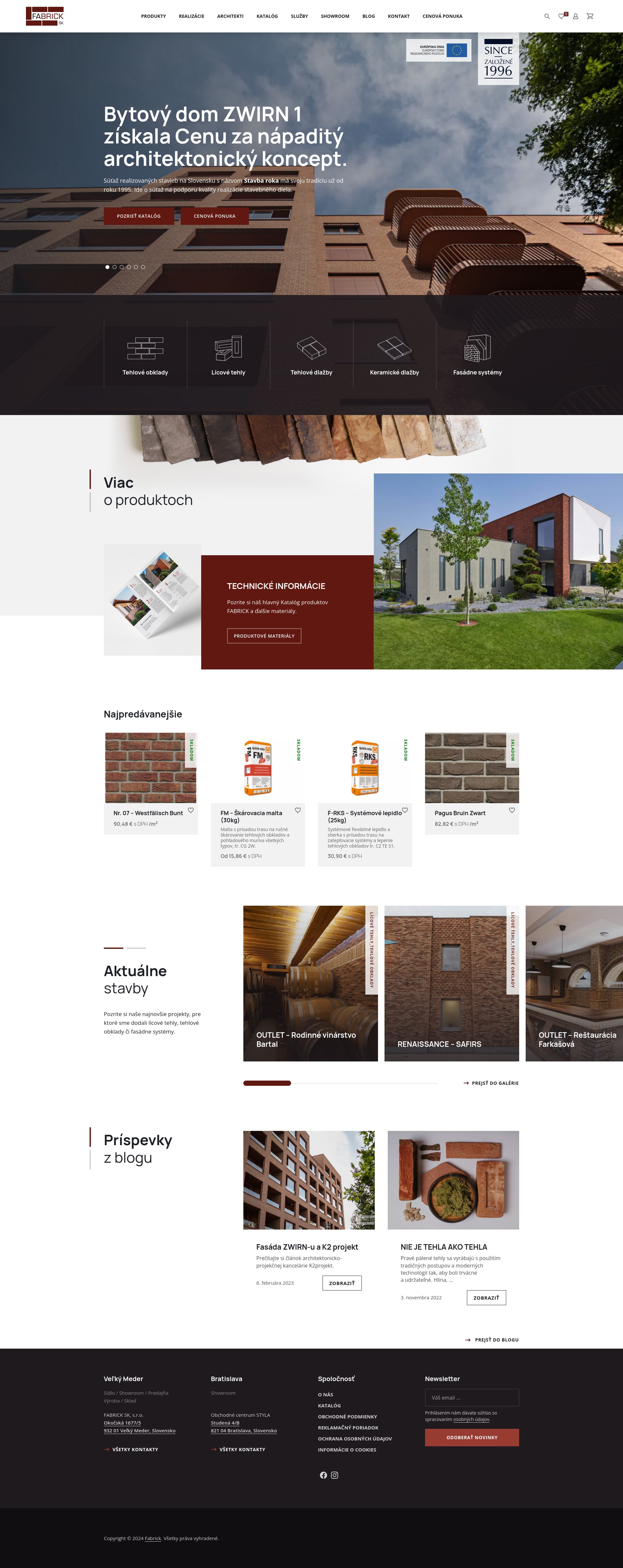 Fabrick - Web Development - Homepage