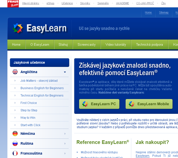 Easylearn - Web Design - Header, Navigation & Hero Section