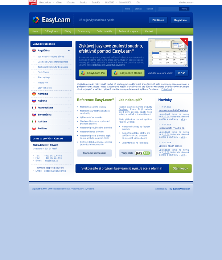 Fraus Publishing - Web Design - Easylearn