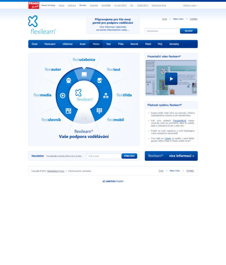 Fraus Publishing - Web Design - Flexilearn