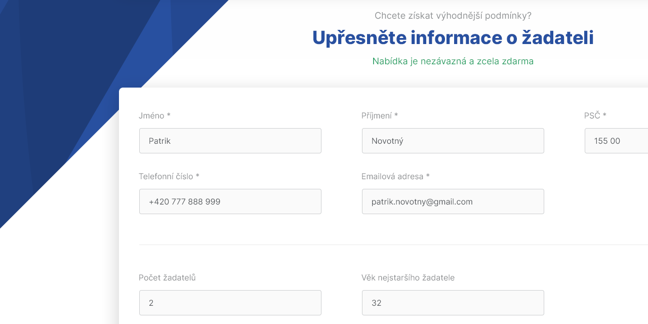 Hyponanetu - Web Design & Development - Mortgage Form