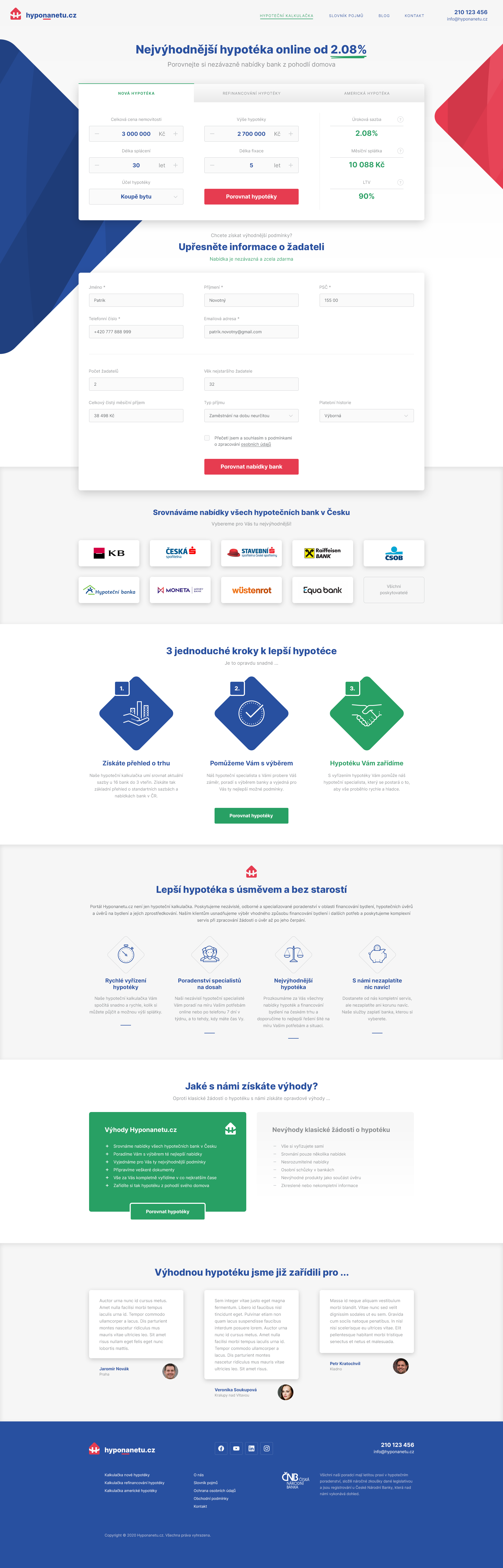 Hyponanetu - Web Design & Development - Homepage