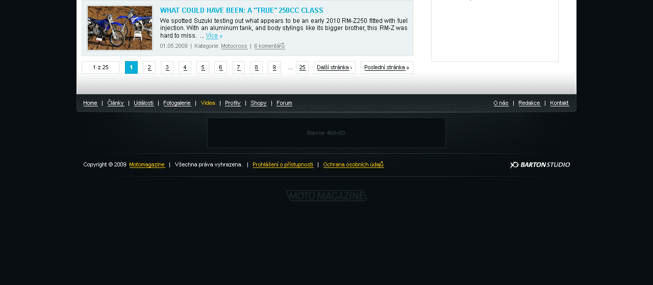 Moto Magazine - Web Design - Pagination, Footer & Footer Ad