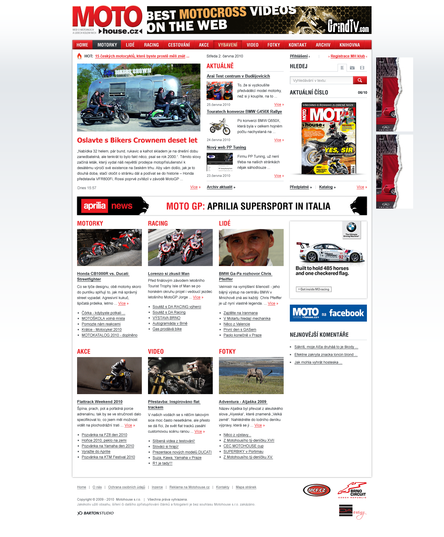 MotoHouse - Web Design - Homepage