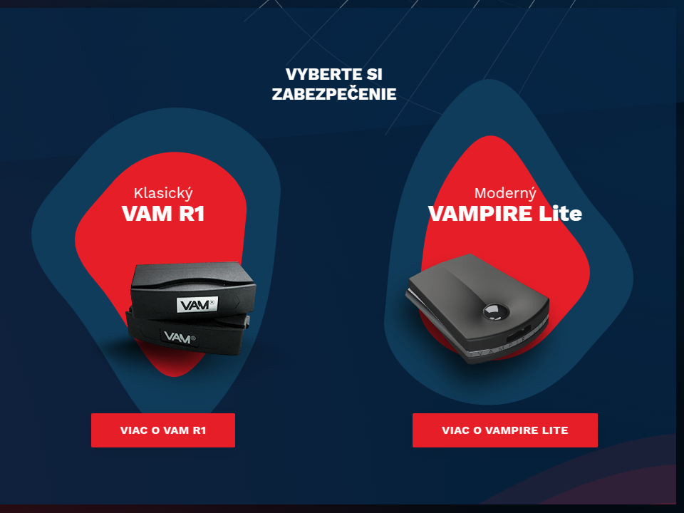 VAM System - Web Development - Products