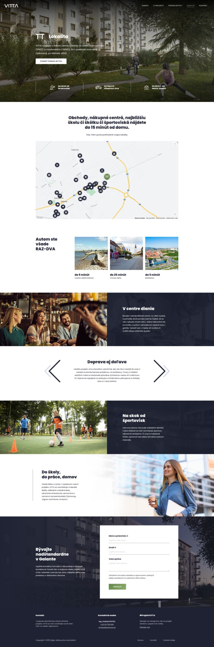 Vitta - Web Development - Location