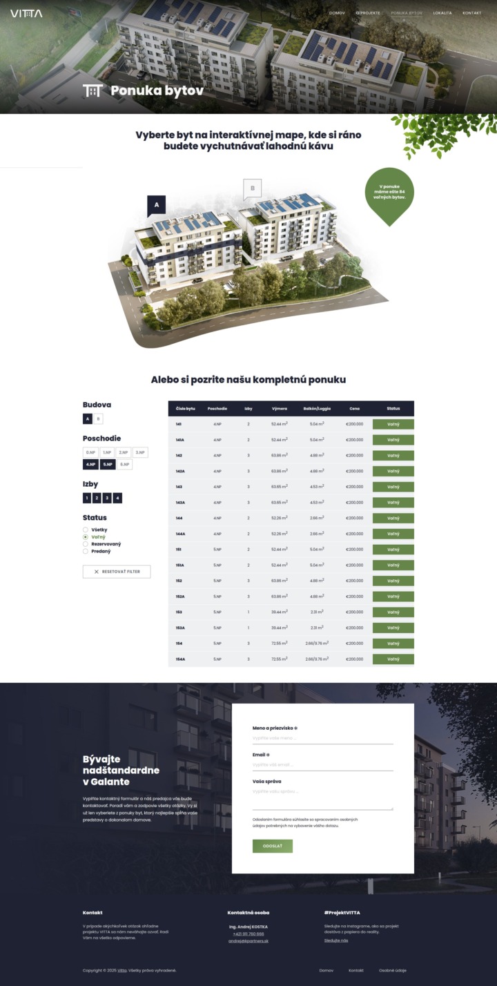 Vitta - Web Development - Units