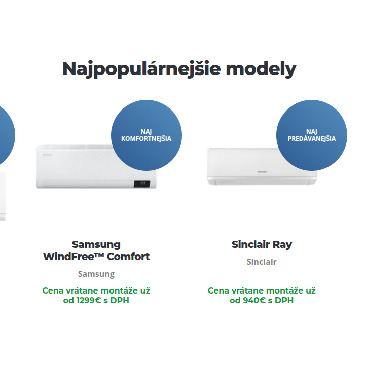 Air4Life - Web Development - Products