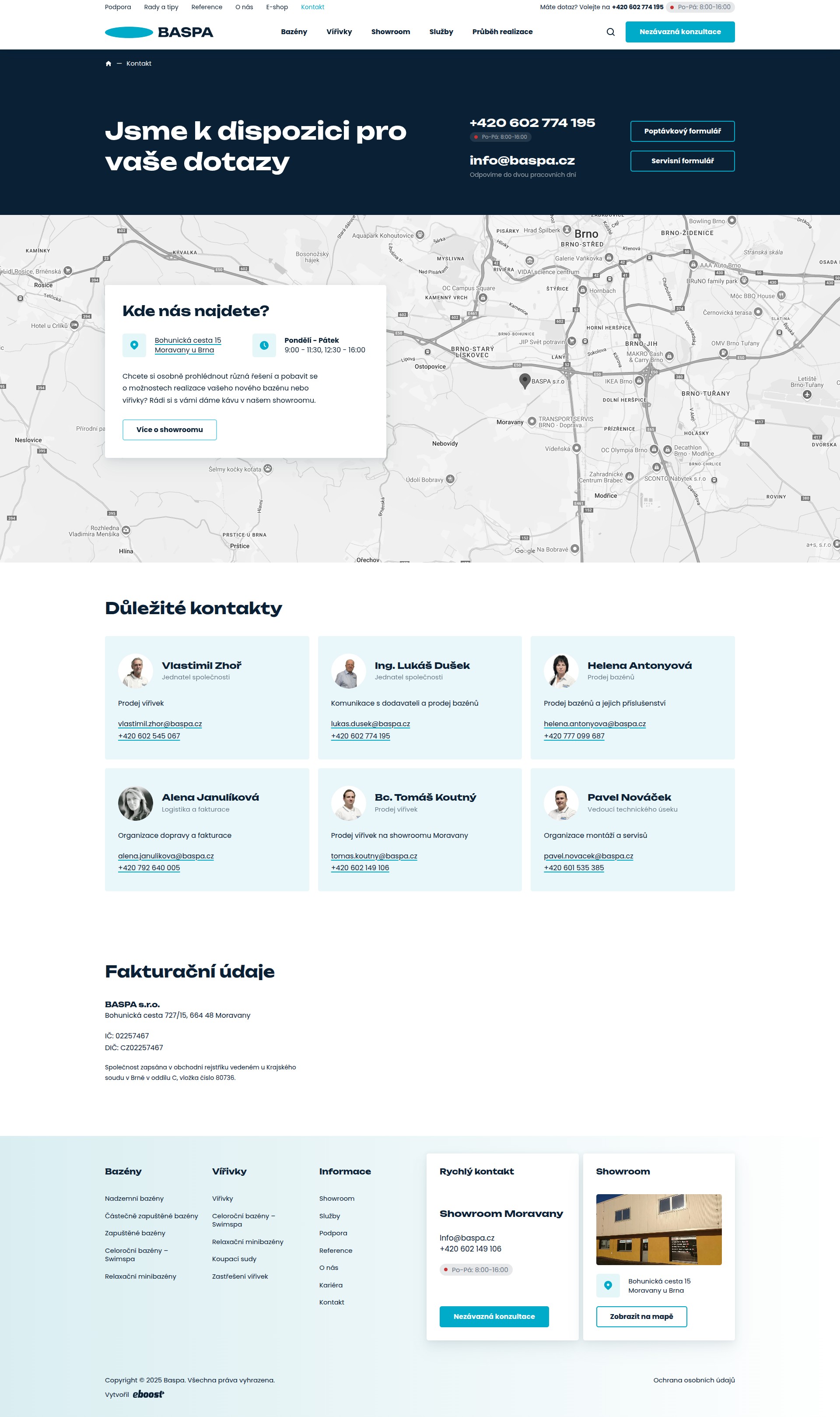 Baspa - Web Development - Contact