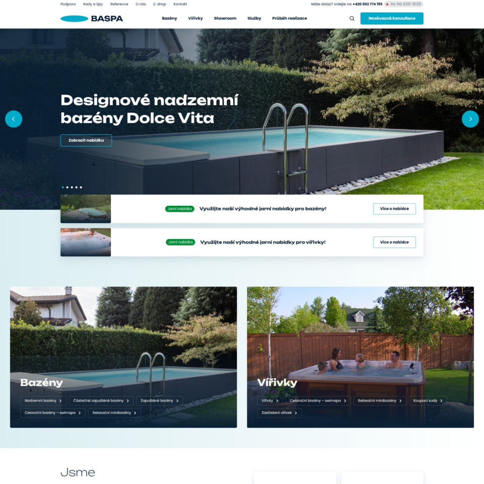Baspa - Web Development - Homepage