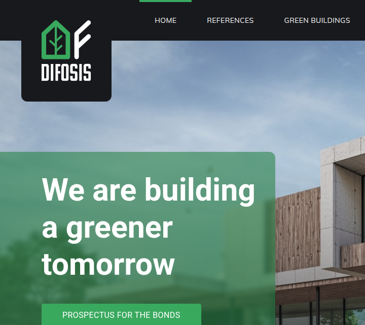 Difosis - Web Development - Header, Navigation & Hero Headline