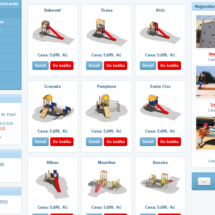 Eibe - Web Design - Products