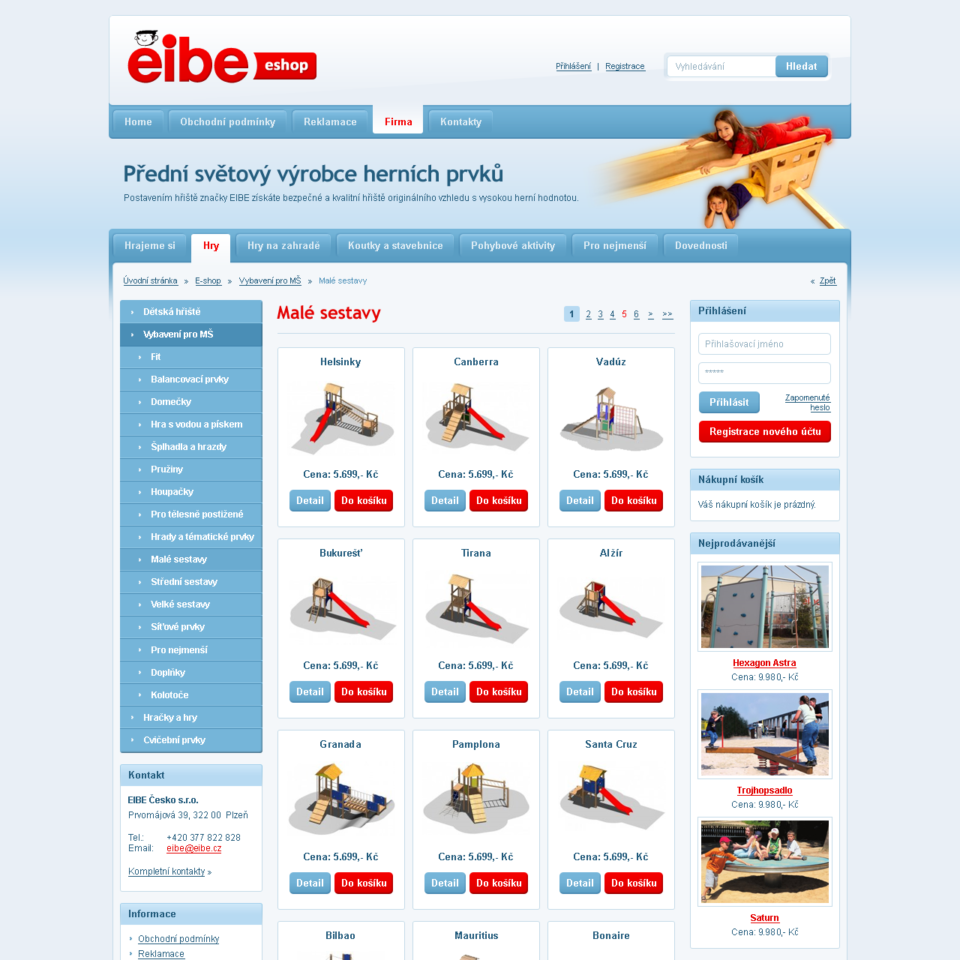 Eibe - Web Design - Homepage