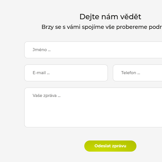 Elektro-M - Web Development - Contact Form