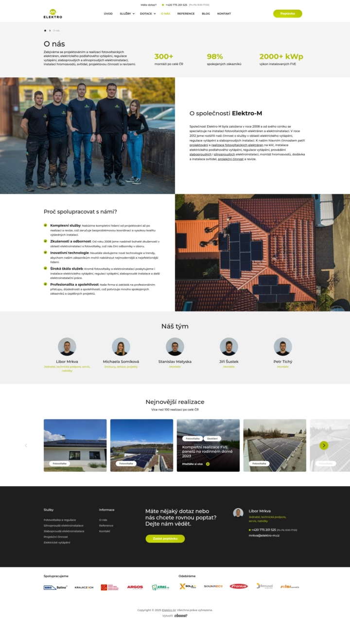 Elektro-M - Web Development - About Us