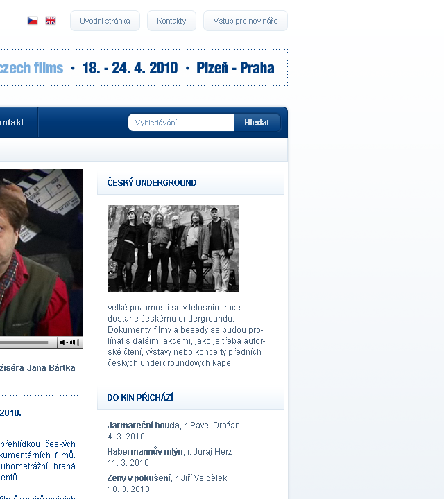 Festival Finale - Web Design - Header, Navigation & News