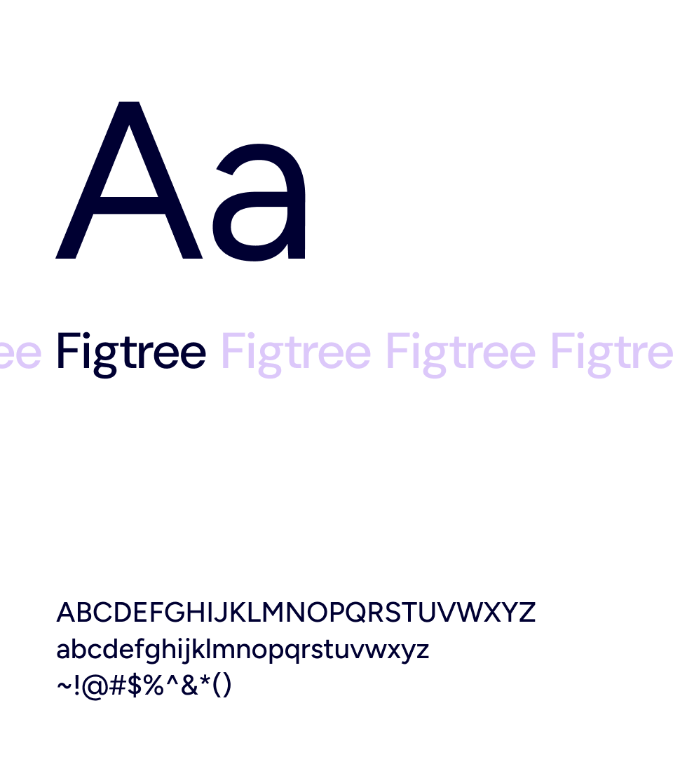 Typography - Font - Figtree