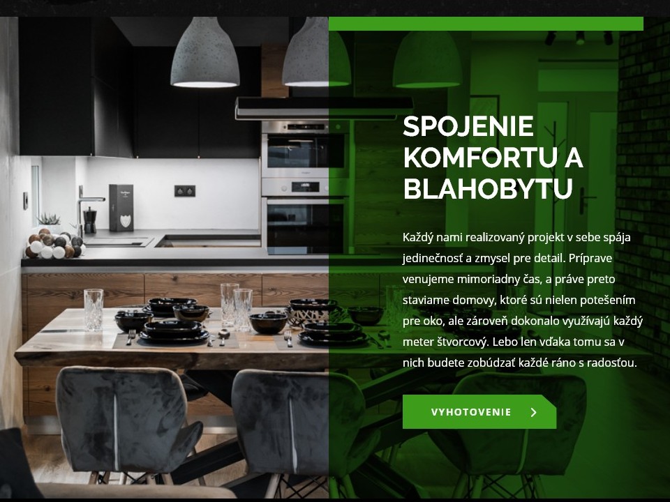 Green Residence - Web Development - About Design