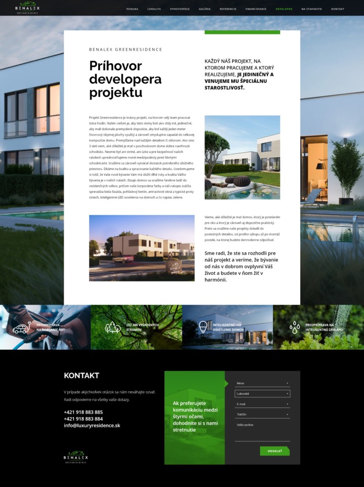 Green Residence - Web Development - Developer