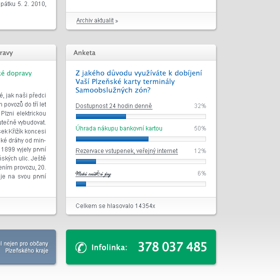 PMDP - Web Design - Poll & Contact