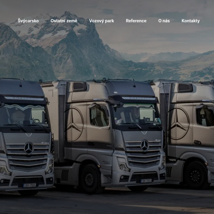 Renate Trans - Web Development - Navigation & Hero Image