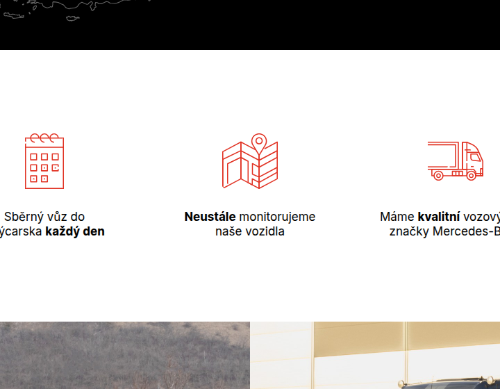 Renate Trans - Web Development - Features