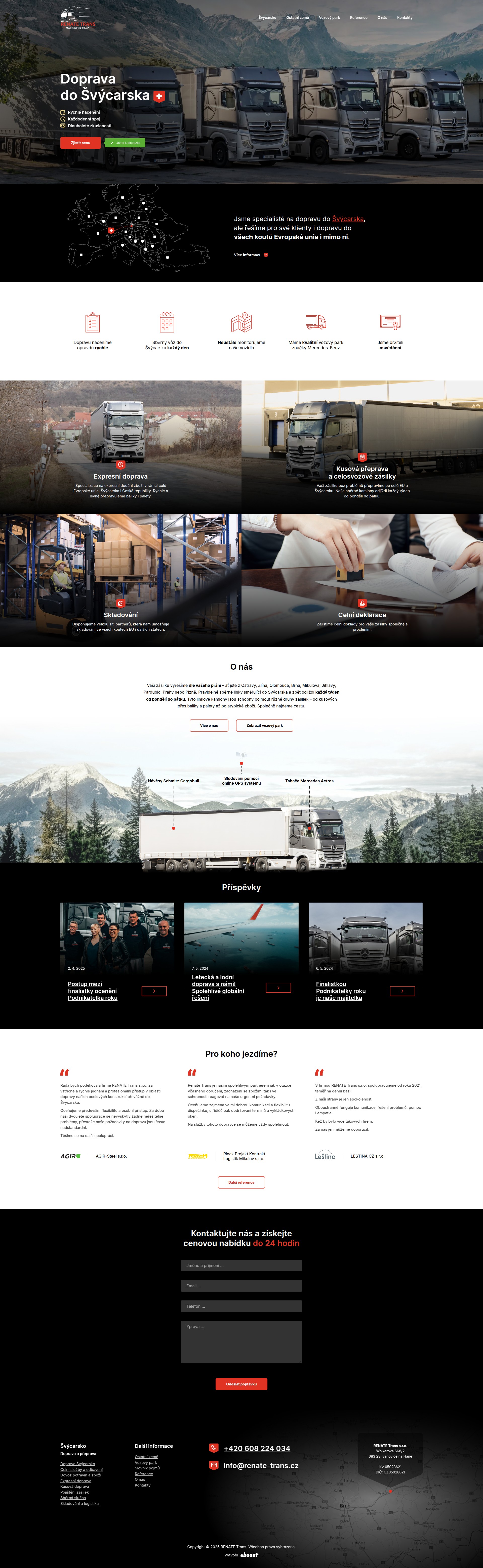 Renate Trans - Web Development - Homepage