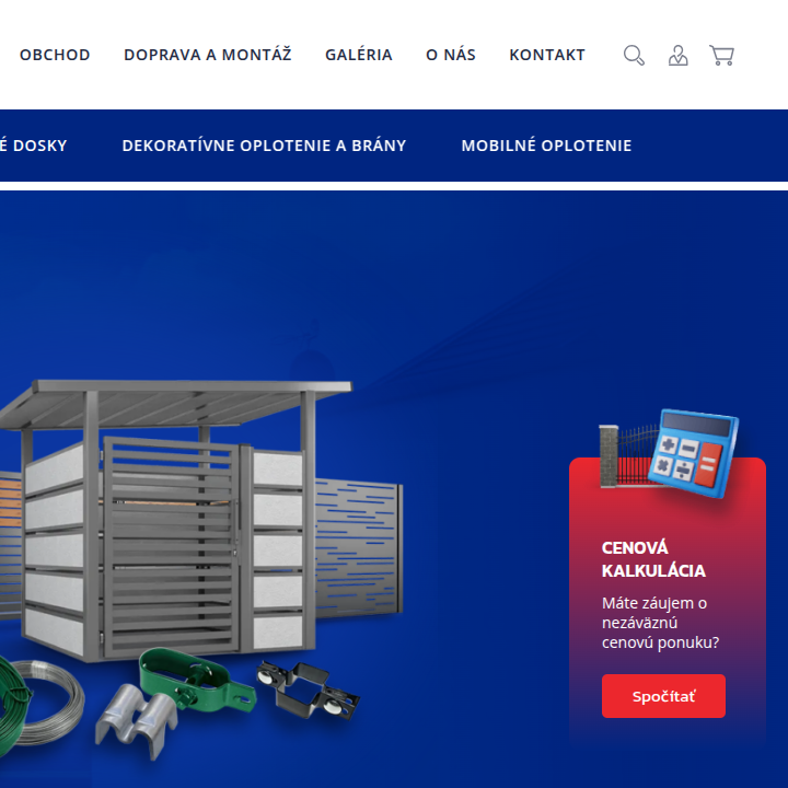 RM Fences - Web Development - Navigation, Secondary Navigation, Hero Image & Fixed Inquiry