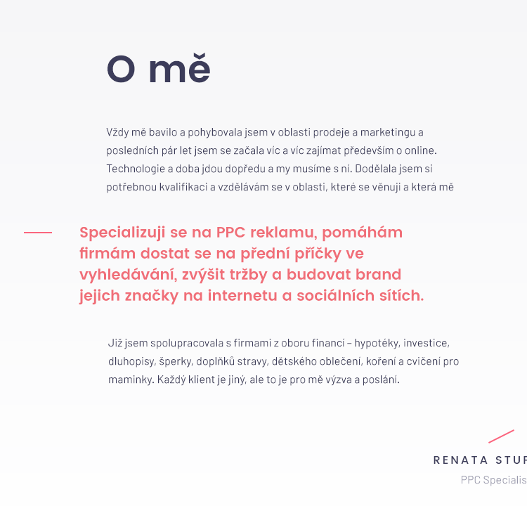 RnK - Web Design & Development - About Section