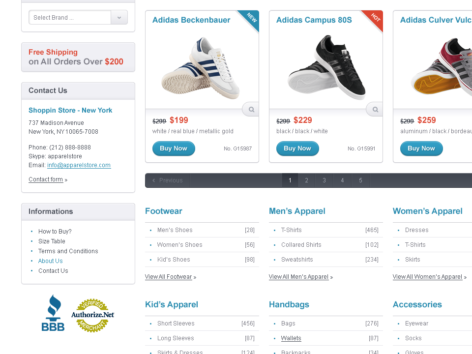 Shoppin - Web Design & Development - HTML Template - Recent Products & Product Categories