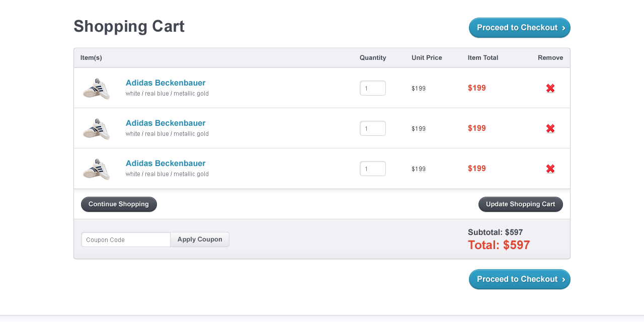 Shoppin - Web Design & Development - HTML Template - Shopping Cart