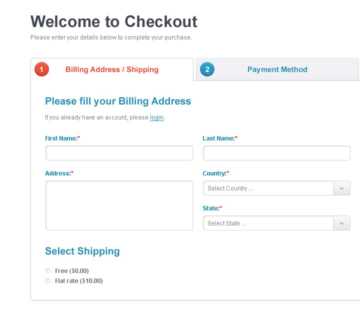 Shoppin - Web Design & Development - HTML Template - Checkout - Billing