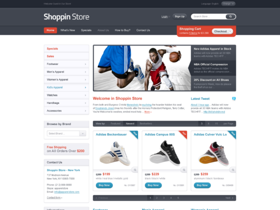 Shoppin - Web Design & Development - HTML Template - Homepage