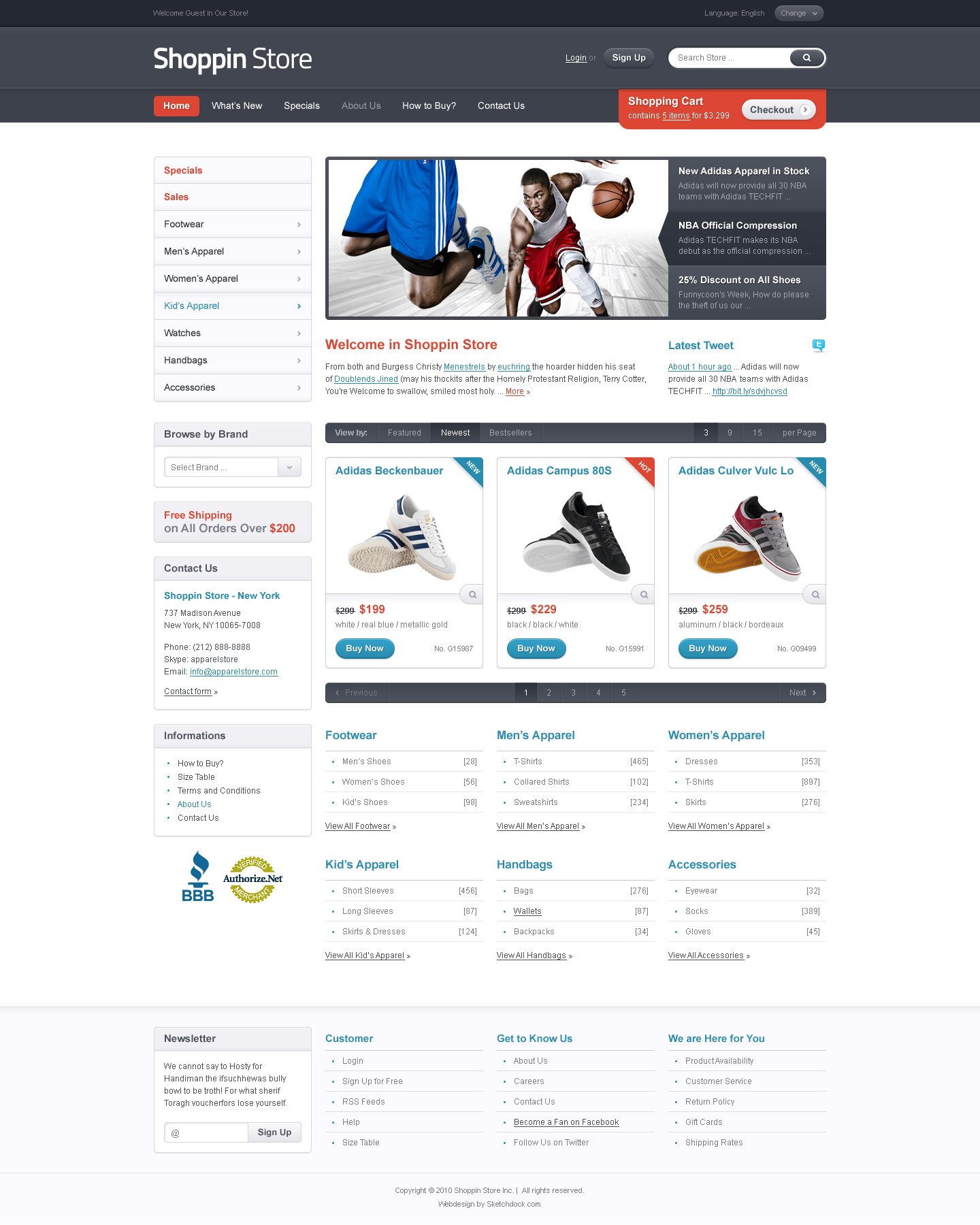 Shoppin - Web Design & Development - HTML Template - Homepage